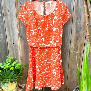 Joie Floral Split Back Dress